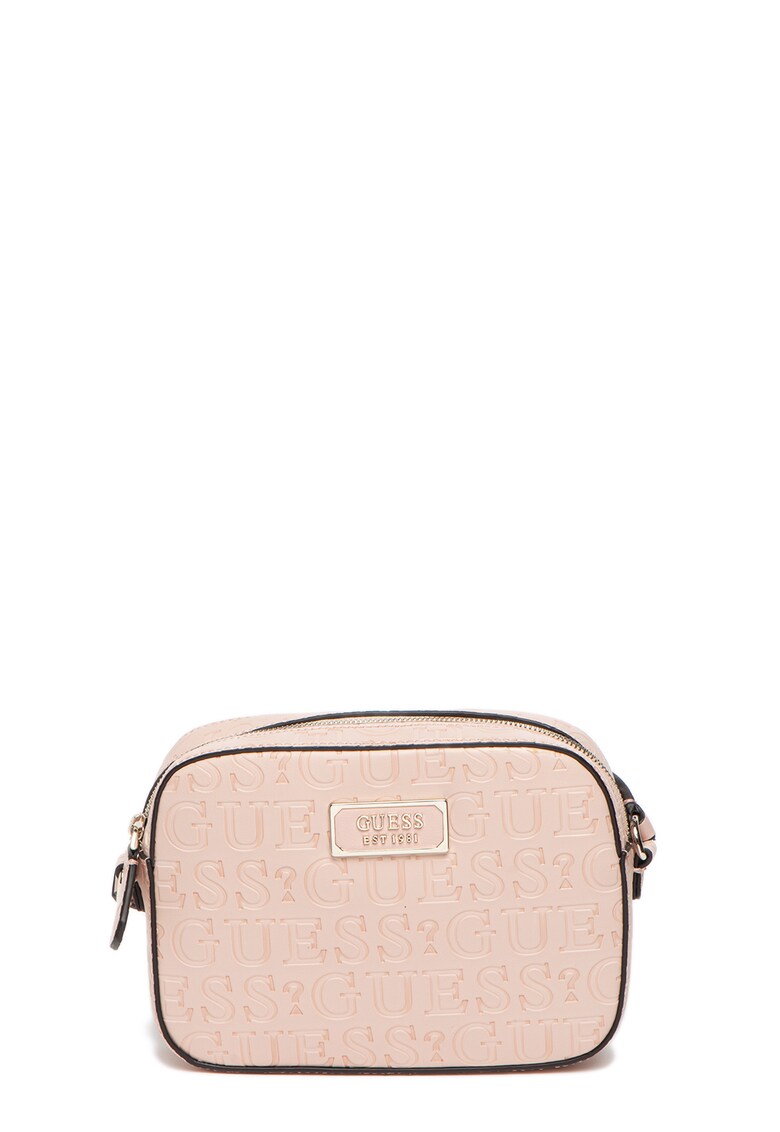 Geanta crossbody cu model logo stantat Kamryn