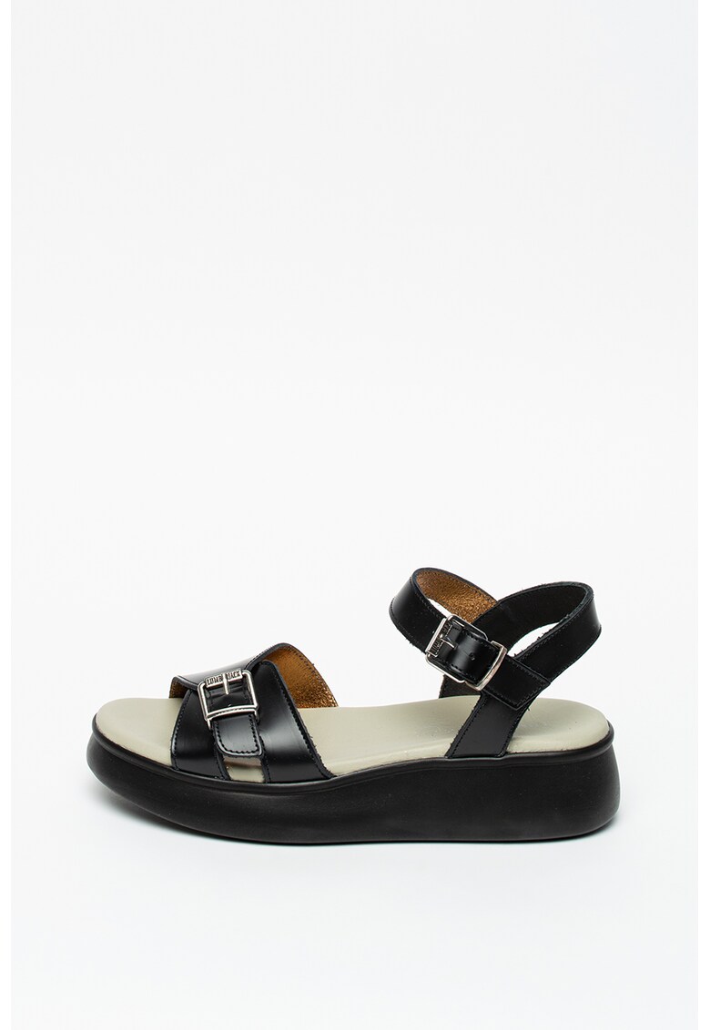Sandale wedge de piele Wendy