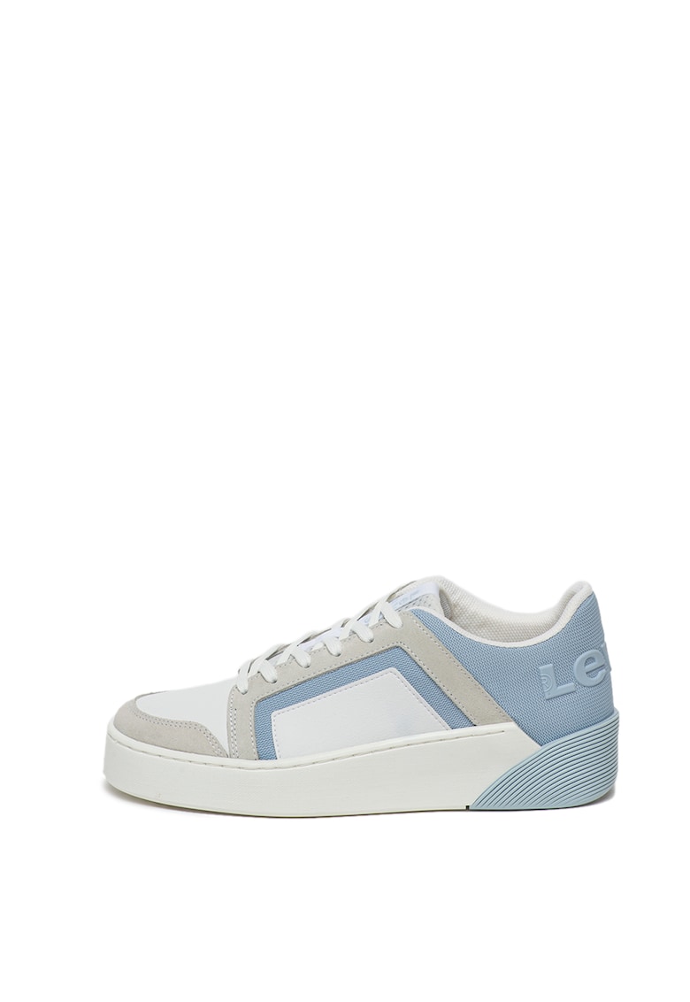 Pantofi sport de piele ecologica - cu garnituri de piele intoarsa ecologica Mullet 2.0
