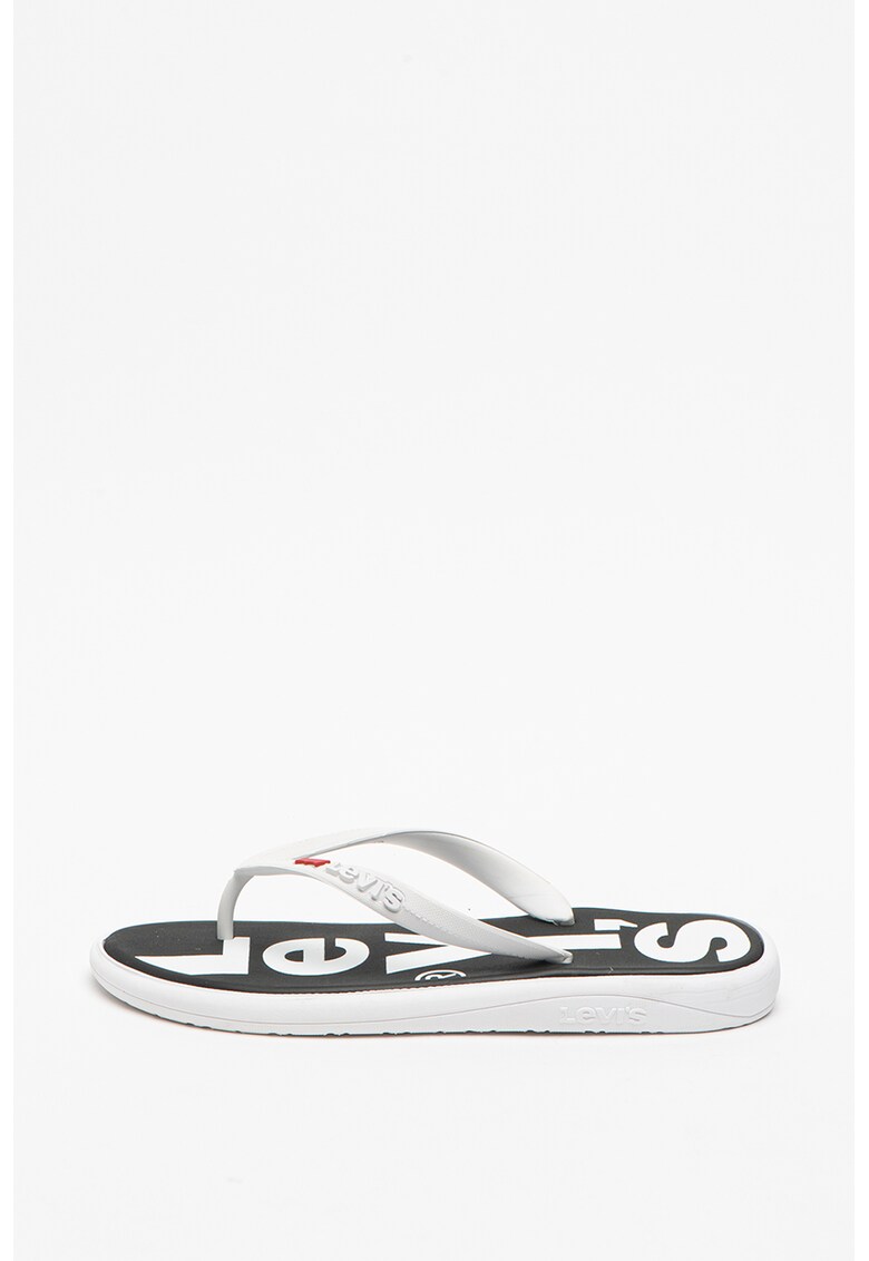 Papuci flip-flop cu model logo Delamar