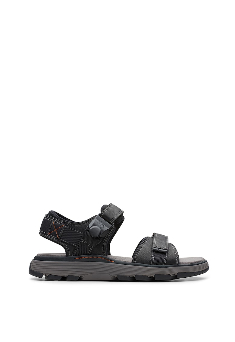 Sandale de piele cu velcro Un Trek Part