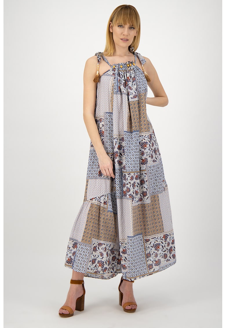 Rochie cu croiala in A si decolteu american Mia