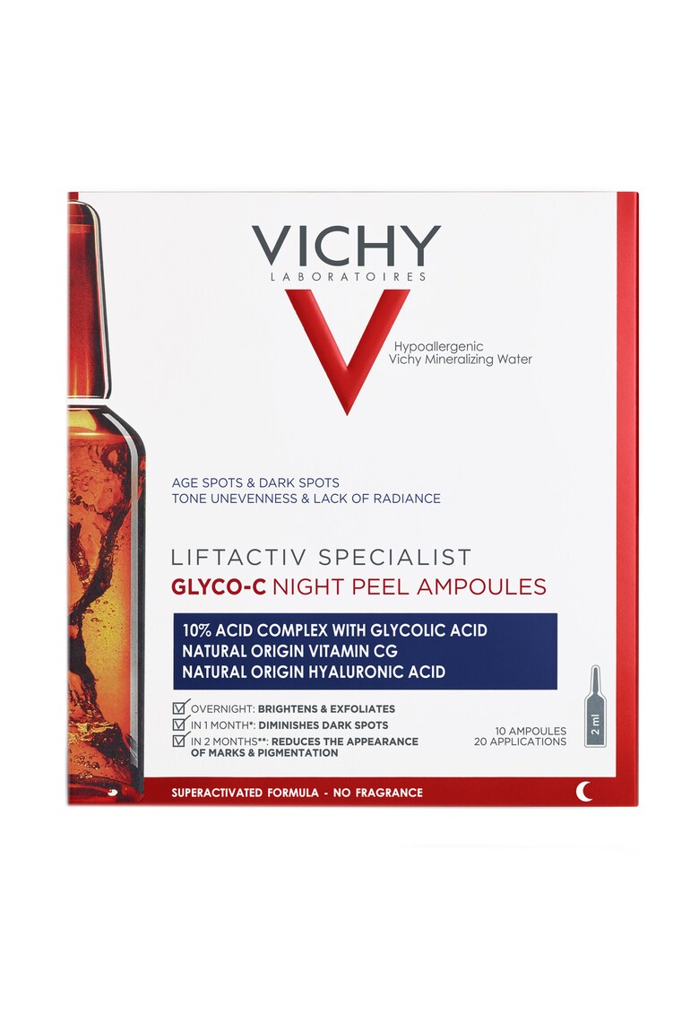 Ser fiole cu efect de peeling Liftactiv Specialist Glyco-C 2 ml Vichy