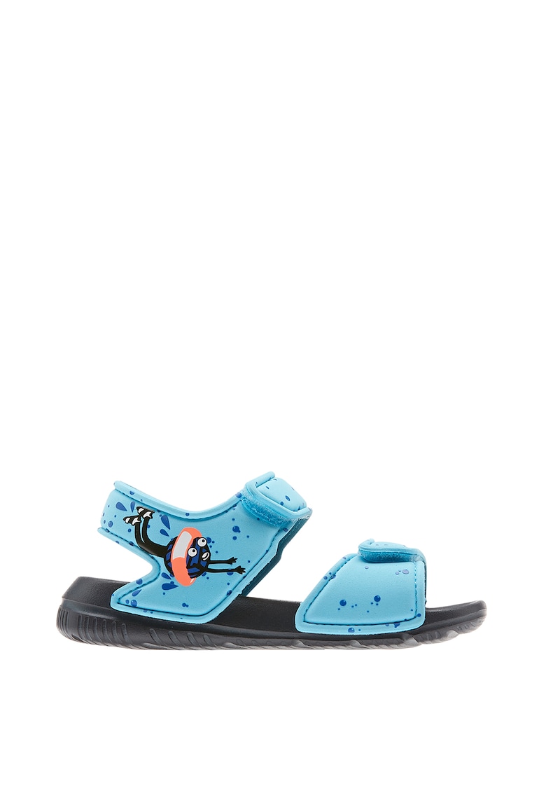 Sandale cu velcro si imprimeu grafic AltaSwim