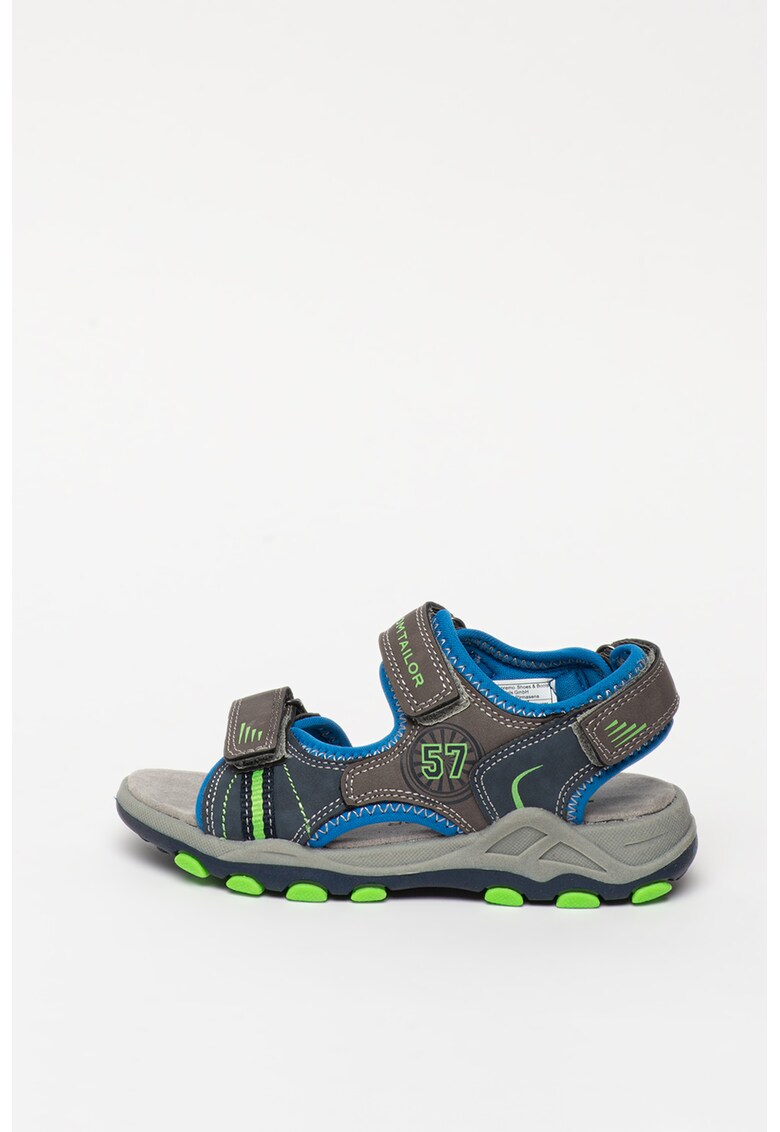 Sandale de piele ecologica - cu velcro