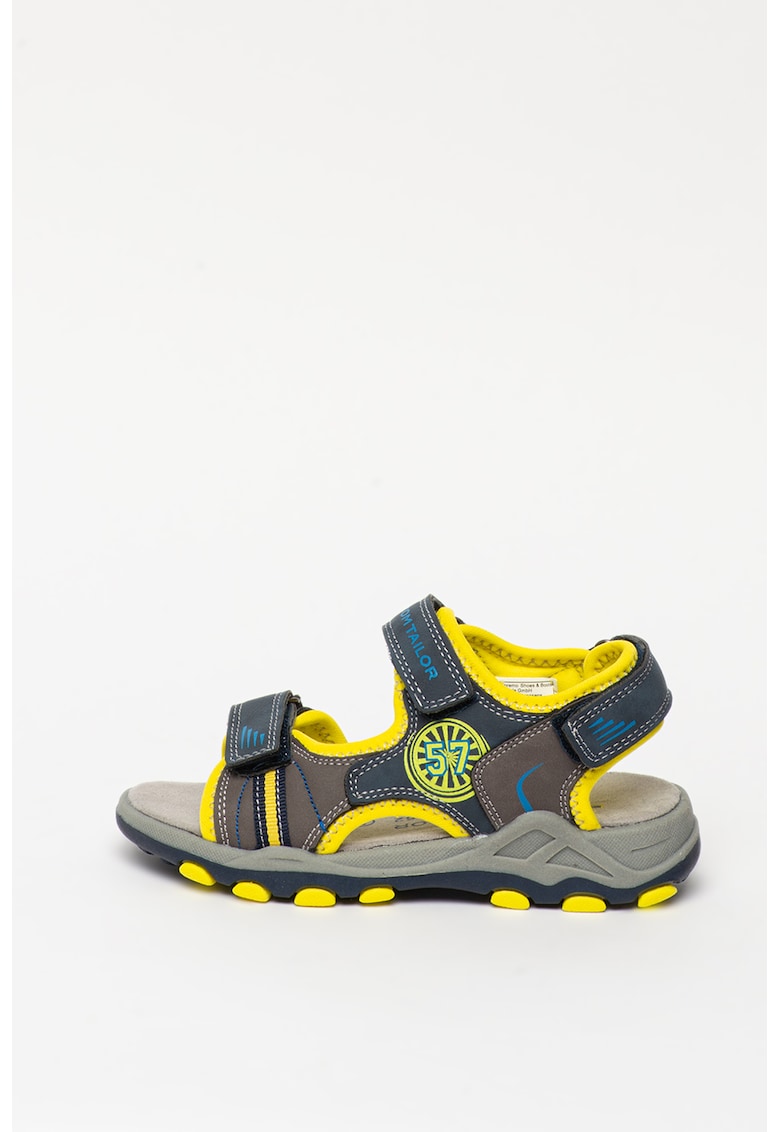 Sandale de piele ecologica - cu velcro