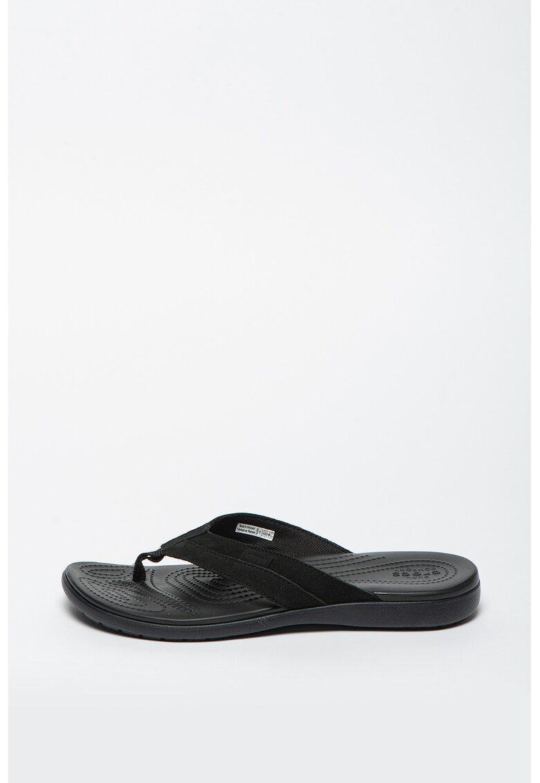 Papuci flip-flop de piele nabuc Santa Cruz