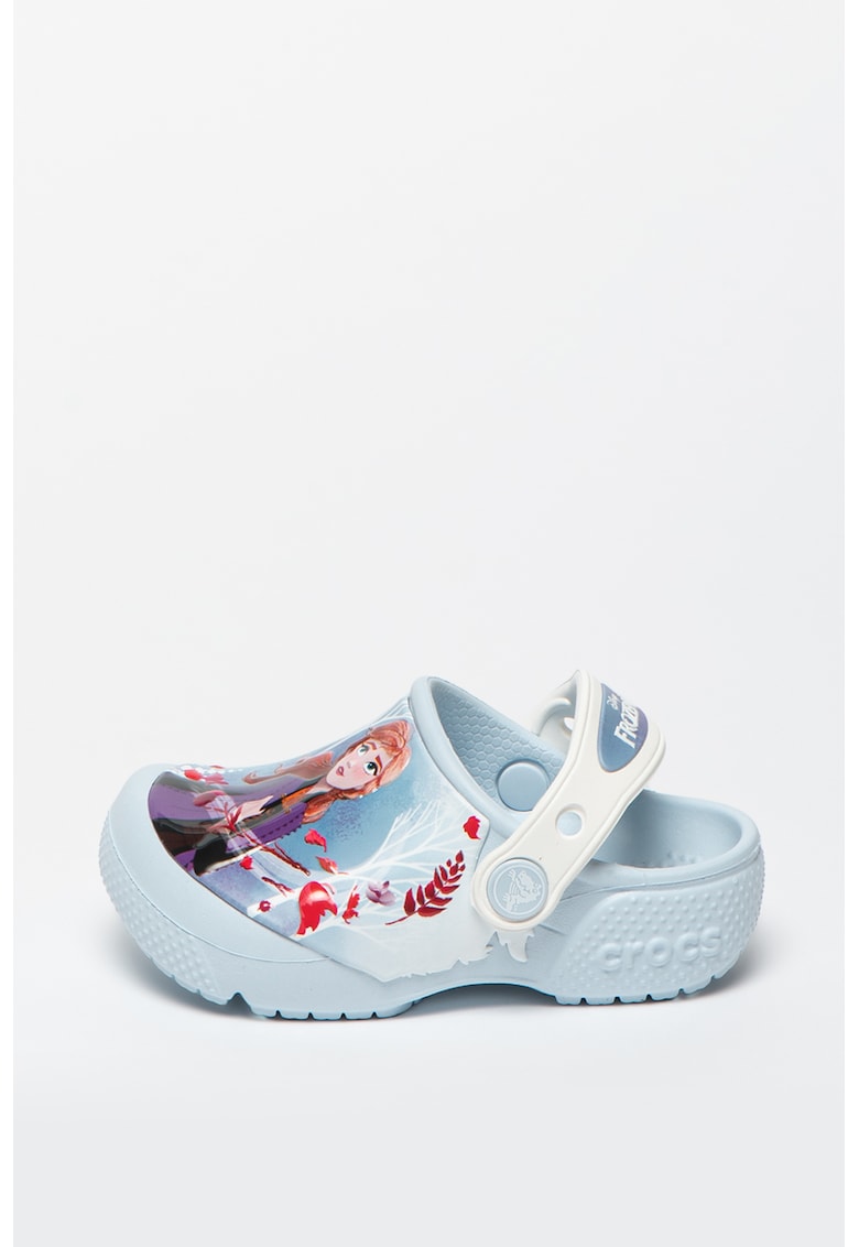 Papuci Crocs cu bareta slingback Frozen