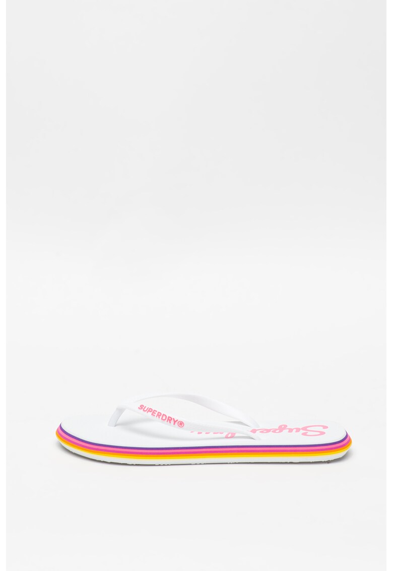 Papuci flip-flop cu logo si bareta separatoare