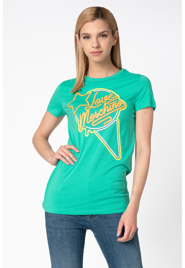 Tricou cu imprimeu logo f