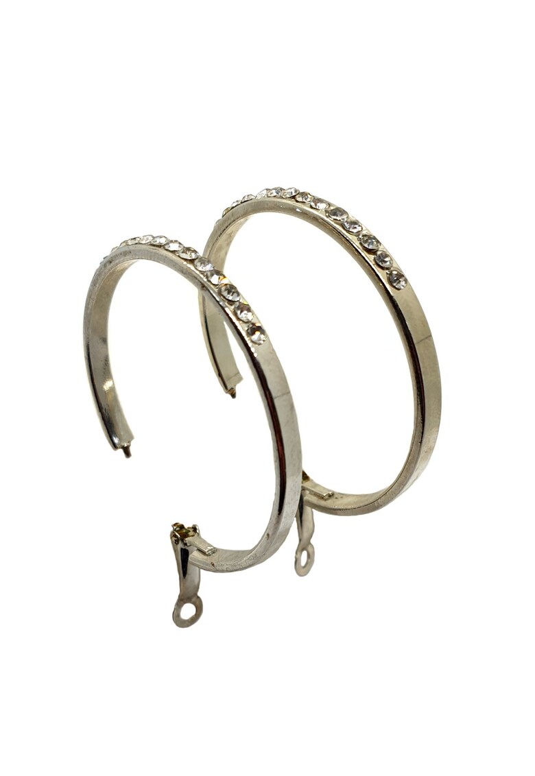 Cercei creole silver - 4.5 cm -