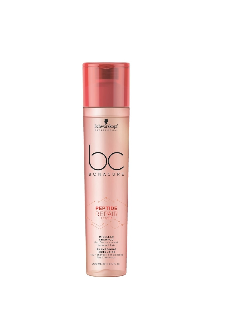 Sampon micelar BC Bonacure Peptide Repair Rescue Micellar pentru par deteriorat - 250 ml