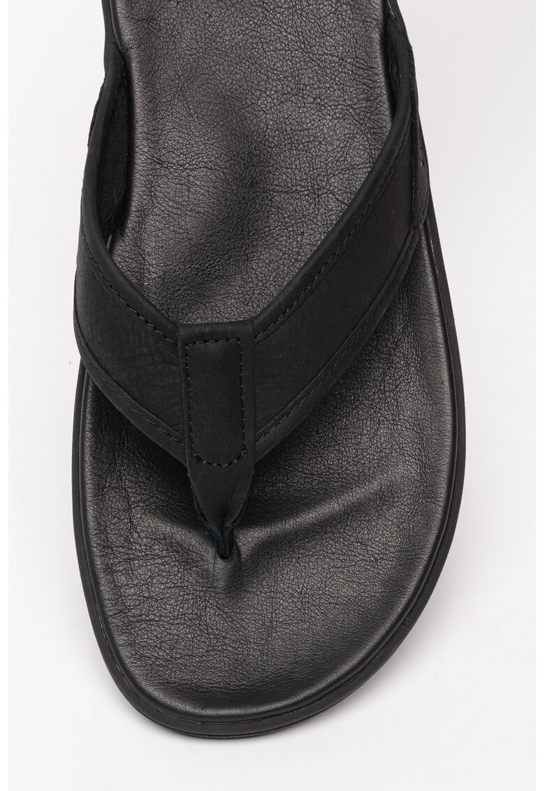 Slapi din piele Seaside UGG (1102690-BLK) | Fashion Days