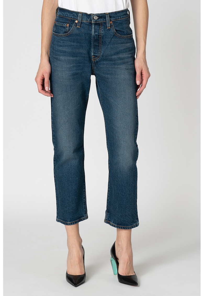 Blugi crop cu talie inalta 501® Blugi crop cu talie inalta 501®