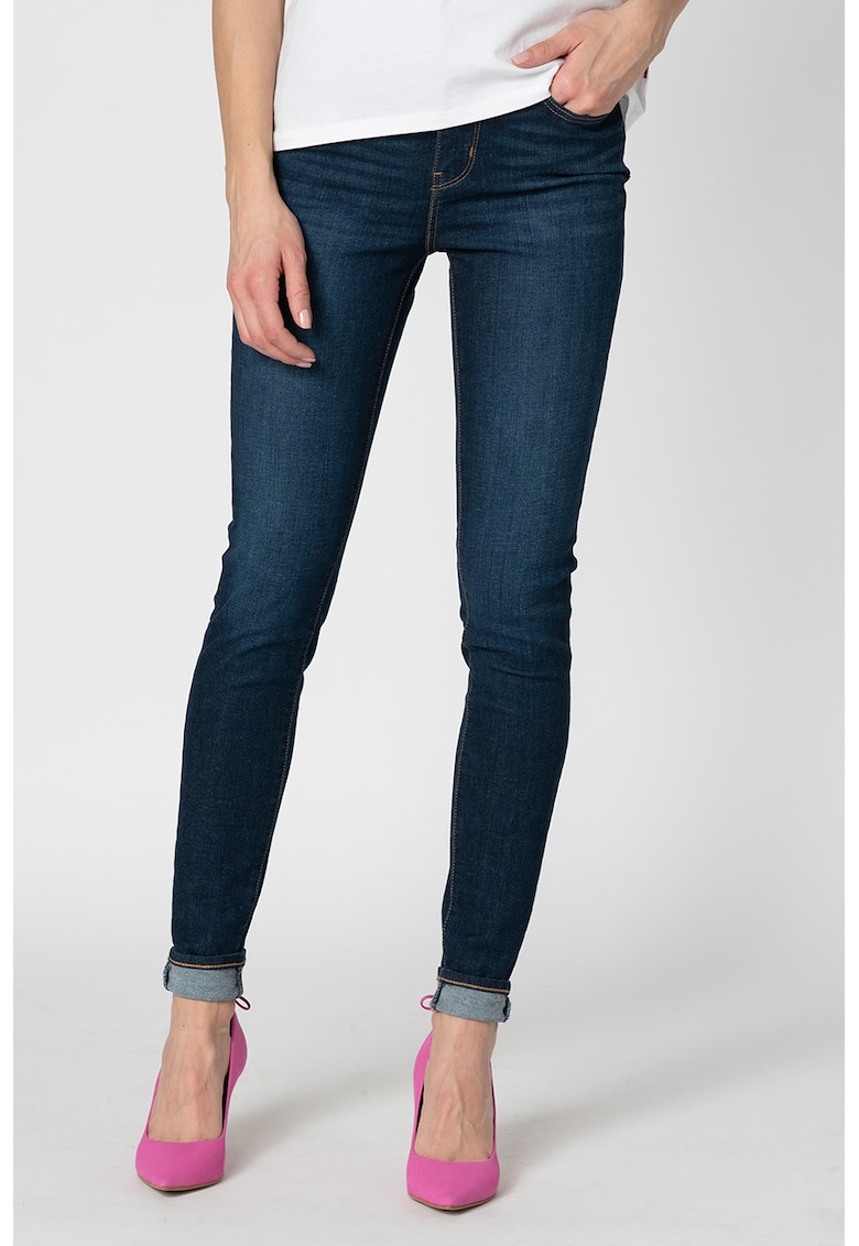 Blugi super skinny cu talie inalta 720 1
