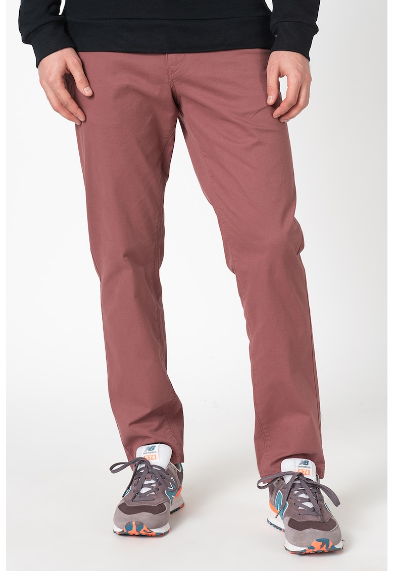 Pantaloni chino drepti din amestec de bumbac organic Paris