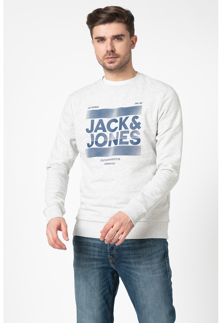 Jack & Jones - Bluza sport cu imprimeu logo Eddie
