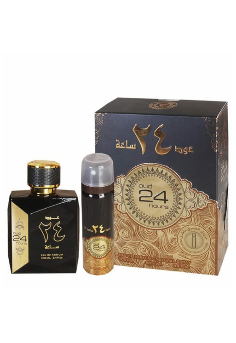 Set Oud 24 Hours - Unisex: Apa de Parfum - 100 ml + Deodorant spray - 50 ml