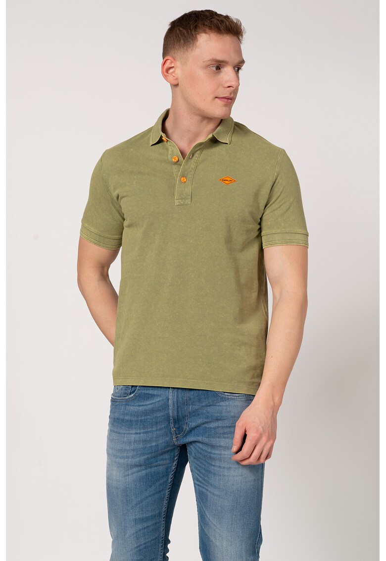 Tricou polo din material pique