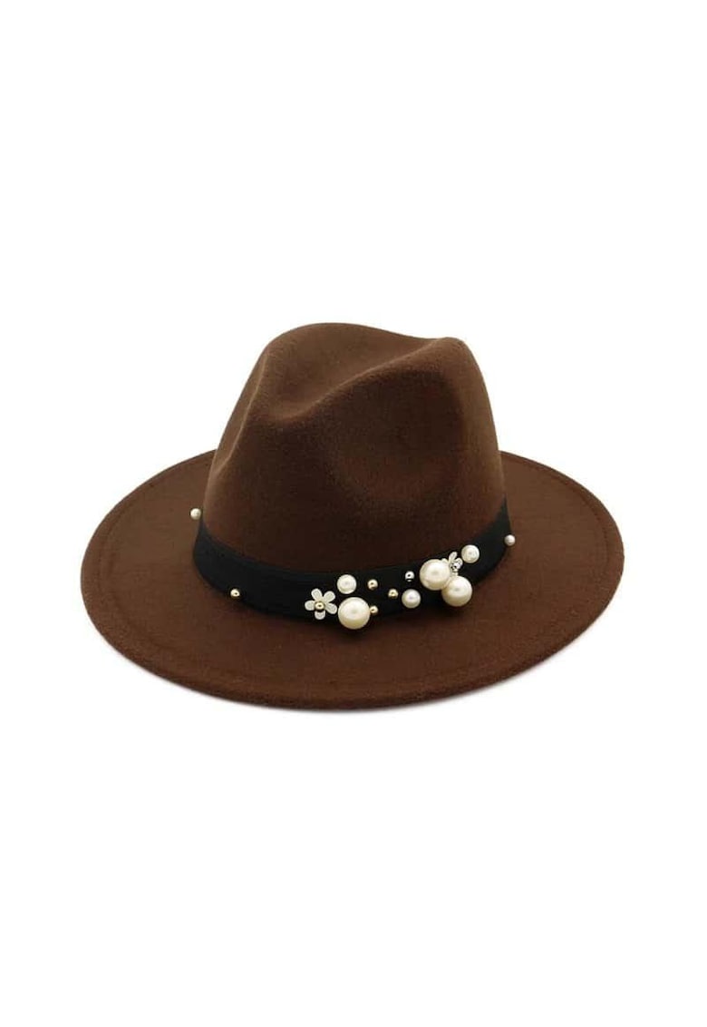 Palarie dama Elisiv - Poliester - Maron