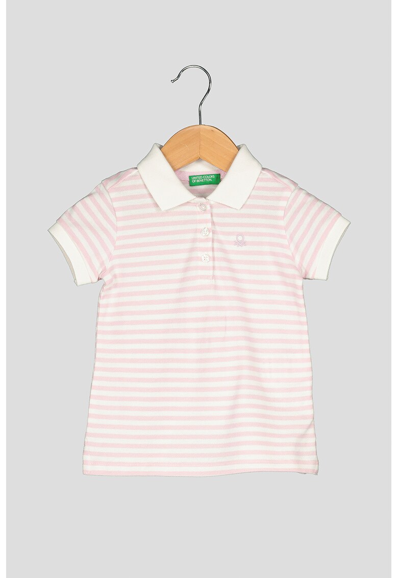 Tricou polo cu model in dungi