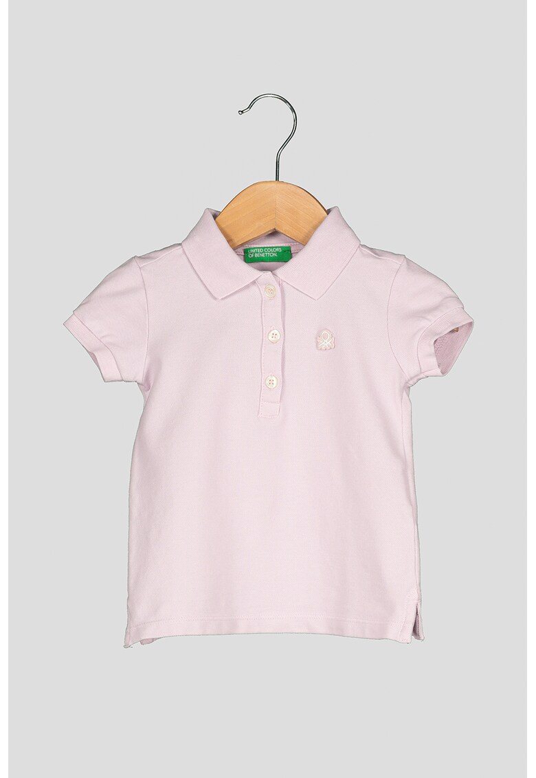 Tricou polo cu aplicatie cu broderie logo