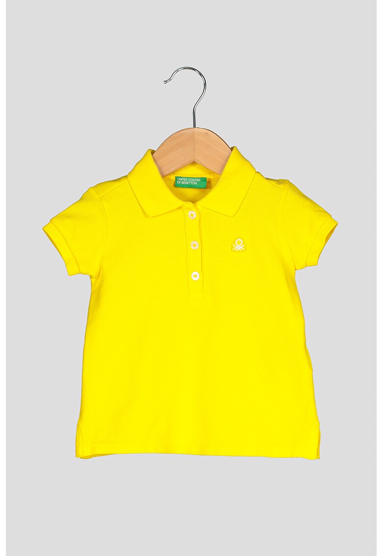 Tricou polo cu aplicatie cu broderie logo