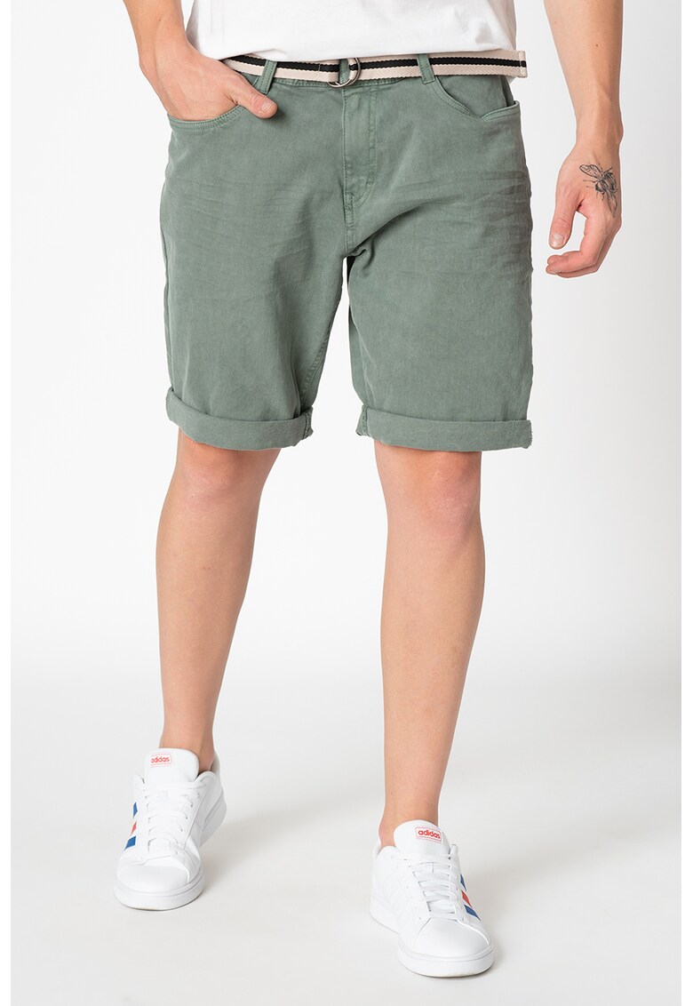 Pantaloni scurti din denim cu talie medie