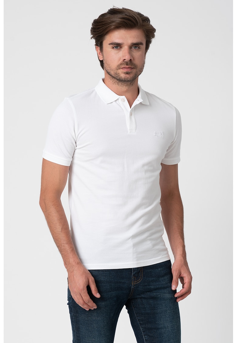 Tricou polo din bumbac Classic Micro Lite