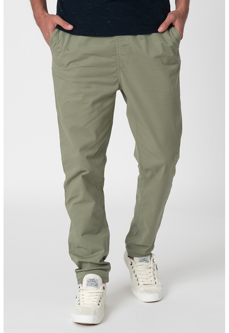 Pantaloni chino cu talie elastica