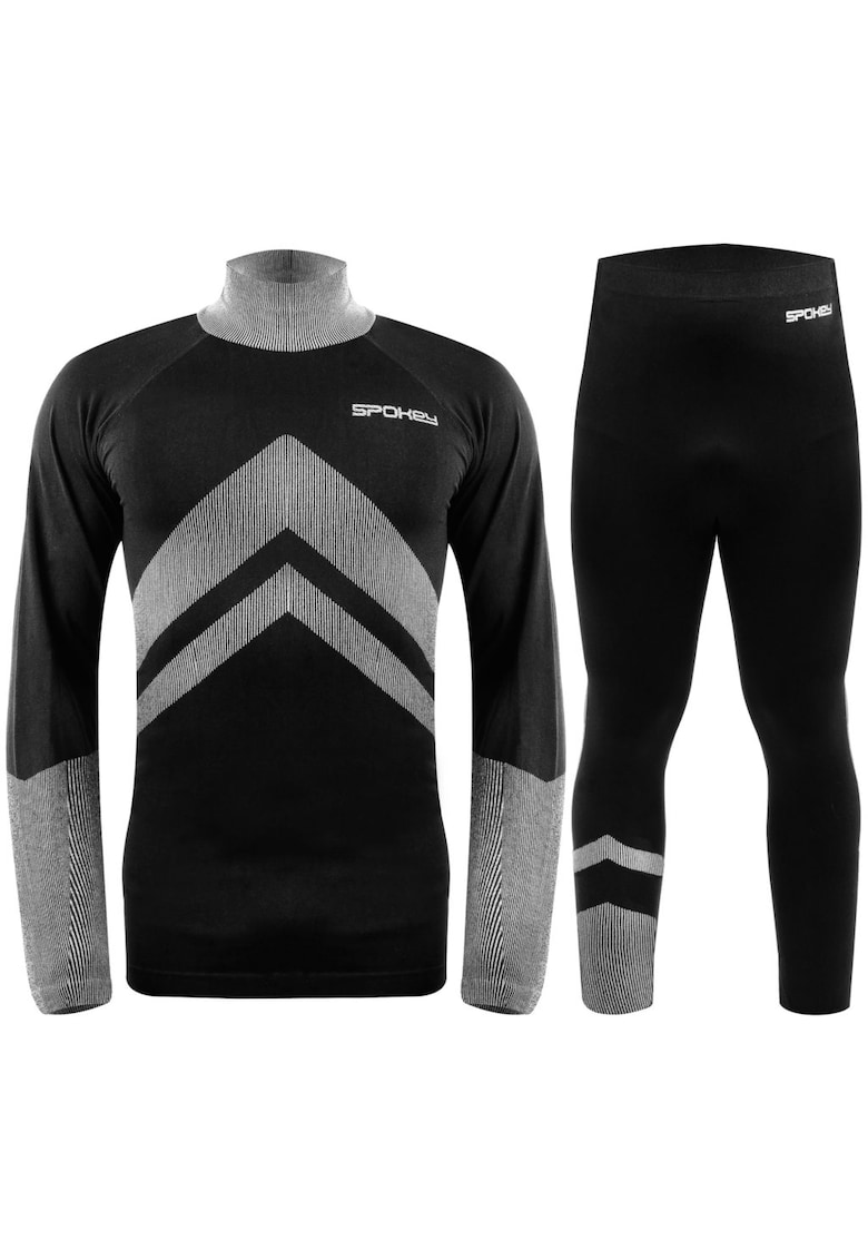 Set echipament termic barbati - Alert - negru-gri - Negru/Gri