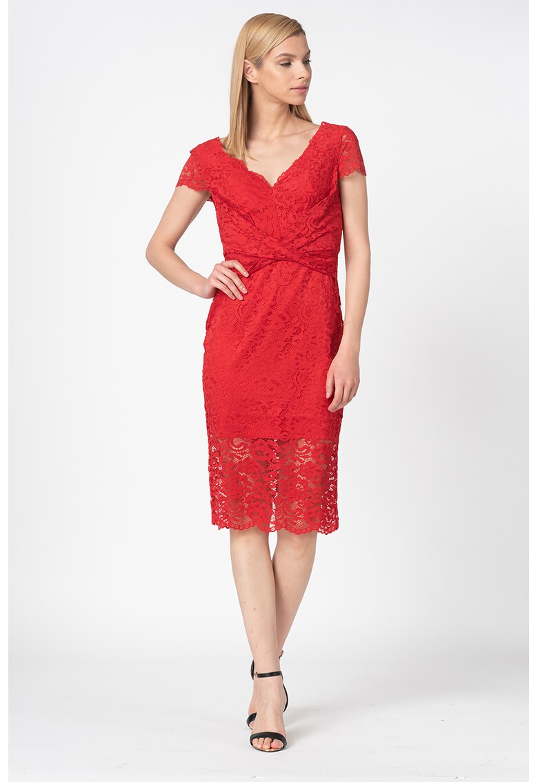 Rochie midi din dantela