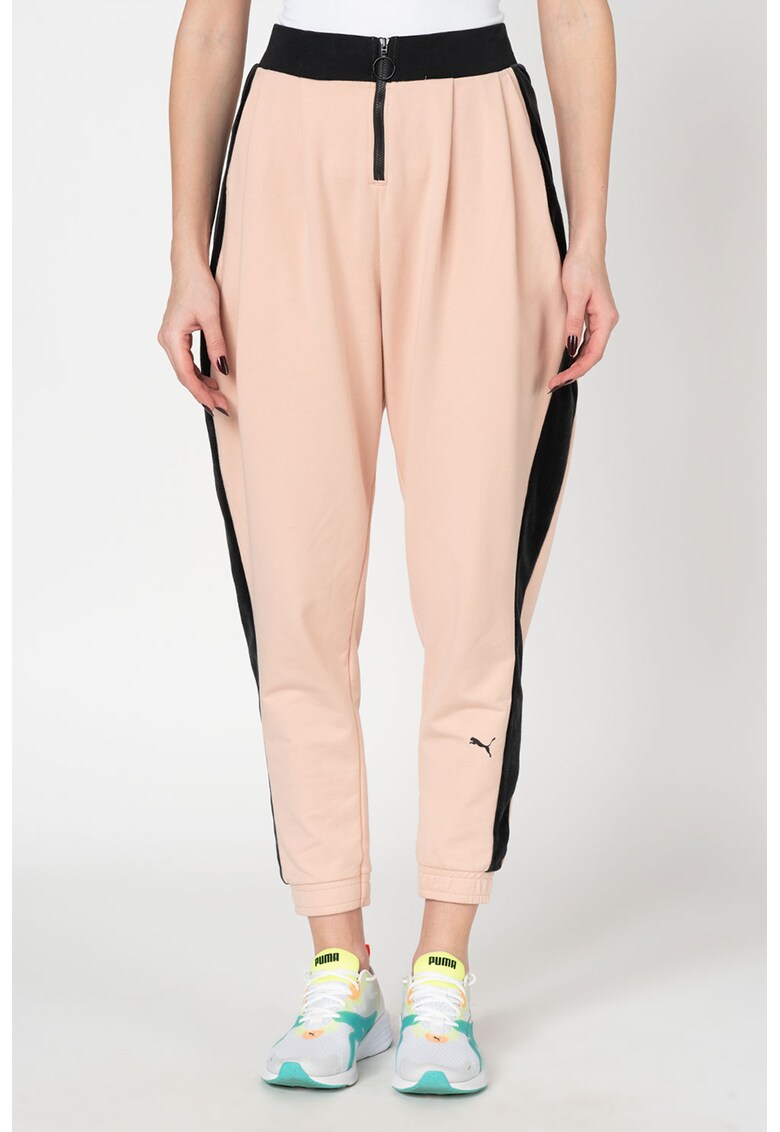 Pantaloni sport cu garnituri laterale catifelate Rive Gauche