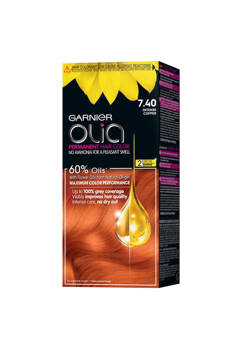 Vopsea de par semi-permanenta fara amoniac Olia - 112 ml