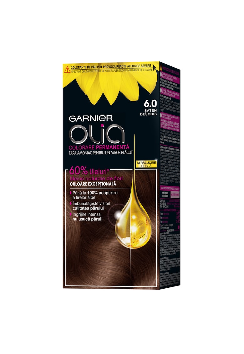 Vopsea de par permanenta fara amoniac Olia - 112 ml