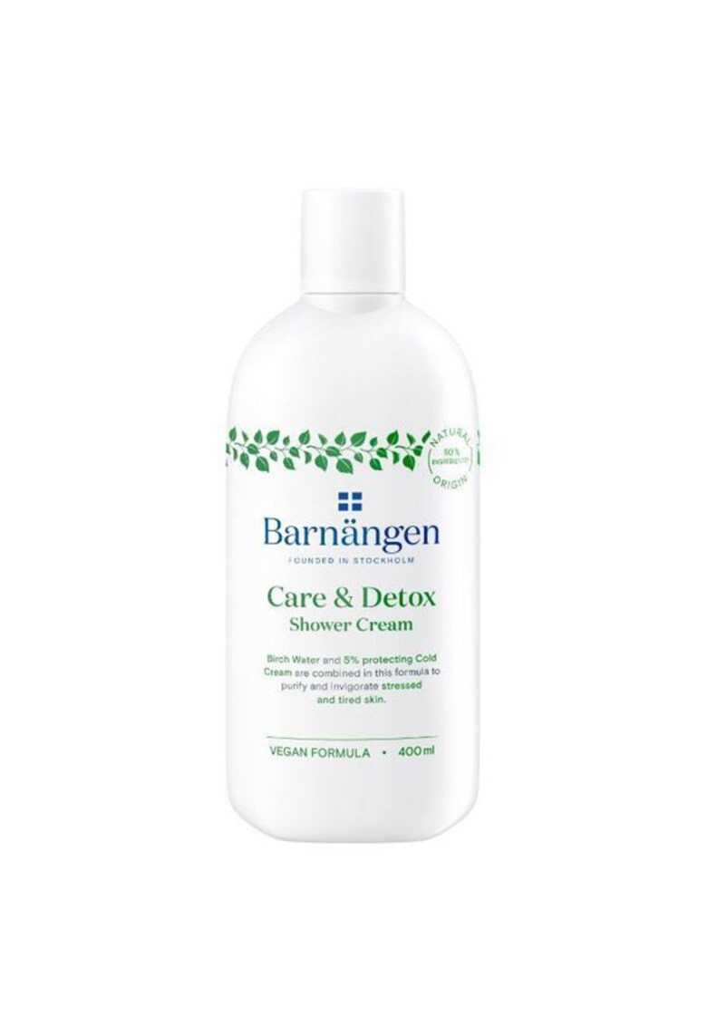 Crema de dus Barnängen Care & Detox pentru pielea obosita si uscata – 400ml Barnangen imagine noua