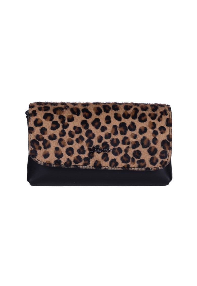 Borseta convertibila cu animal print Dora