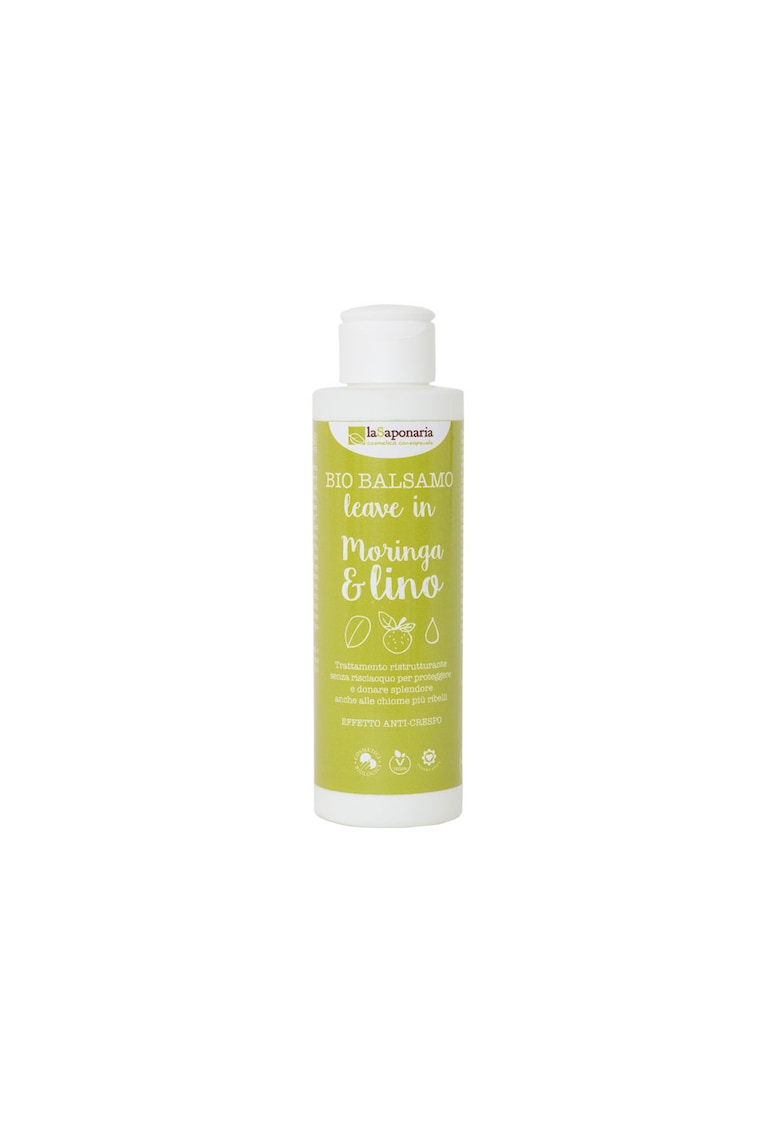 Balsam bio fara clatire cu moringa si in-Bio Balsamo Moringa&lino 150ml