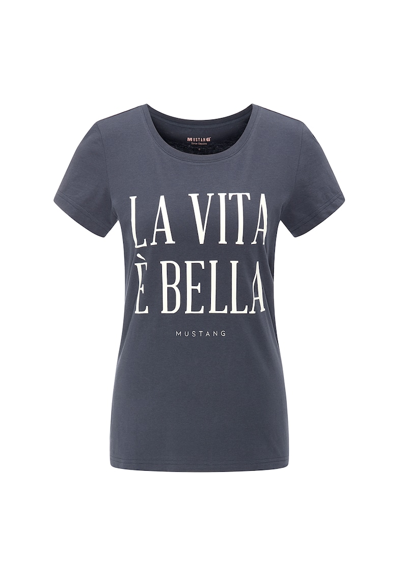 Tricou cu imprimeu text Alexia