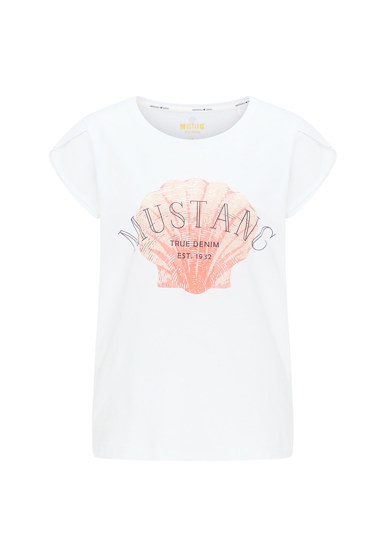 Tricou cu model grafic si logo