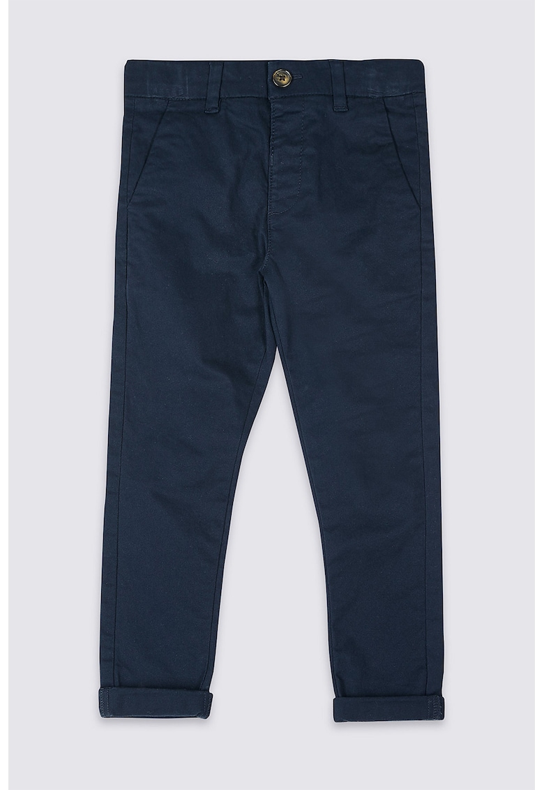 Pantaloni chino cu buzunare oblice