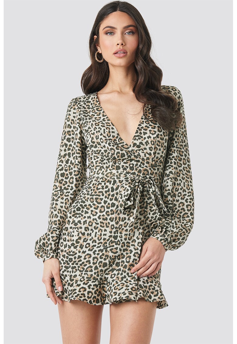 Rochie mini cu animal print