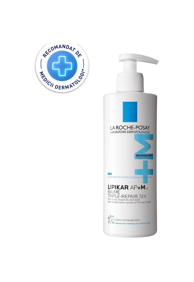 Balsam reparator si calmant cu tripla actiune Lipikar Baume AP+M -