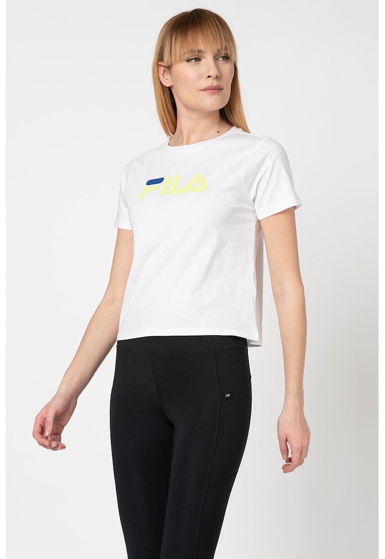 Fila Tricou din bumbac cu imprimeu logo Salome - Alb