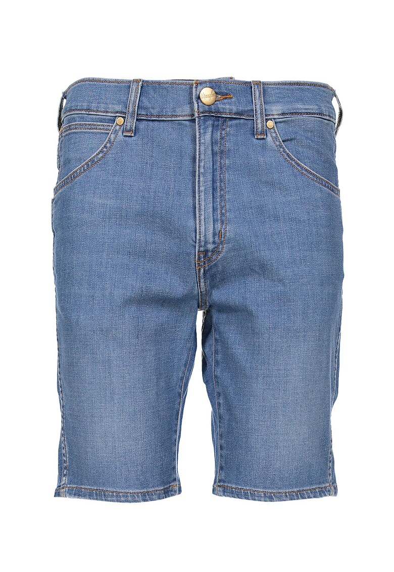 Pantaloni scurti din denim cu aspect decolorat