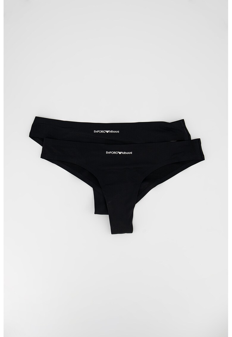 Set de chiloti brazilieni fara cusaturi – 2 perechi Emporio Armani Underwear imagine noua