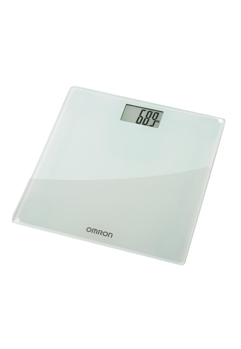 Cantar super slim - 180 kg - Sticla securizata - Display LCD - Gri