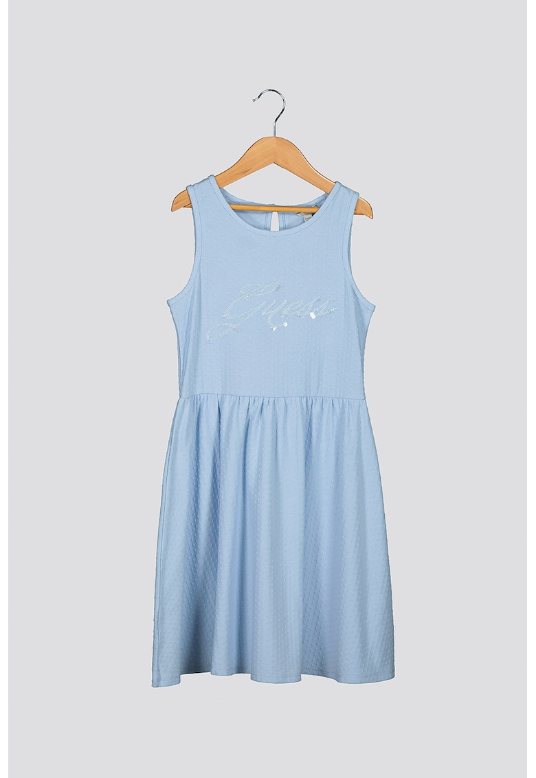 Rochie evazata cu aspect texturat
