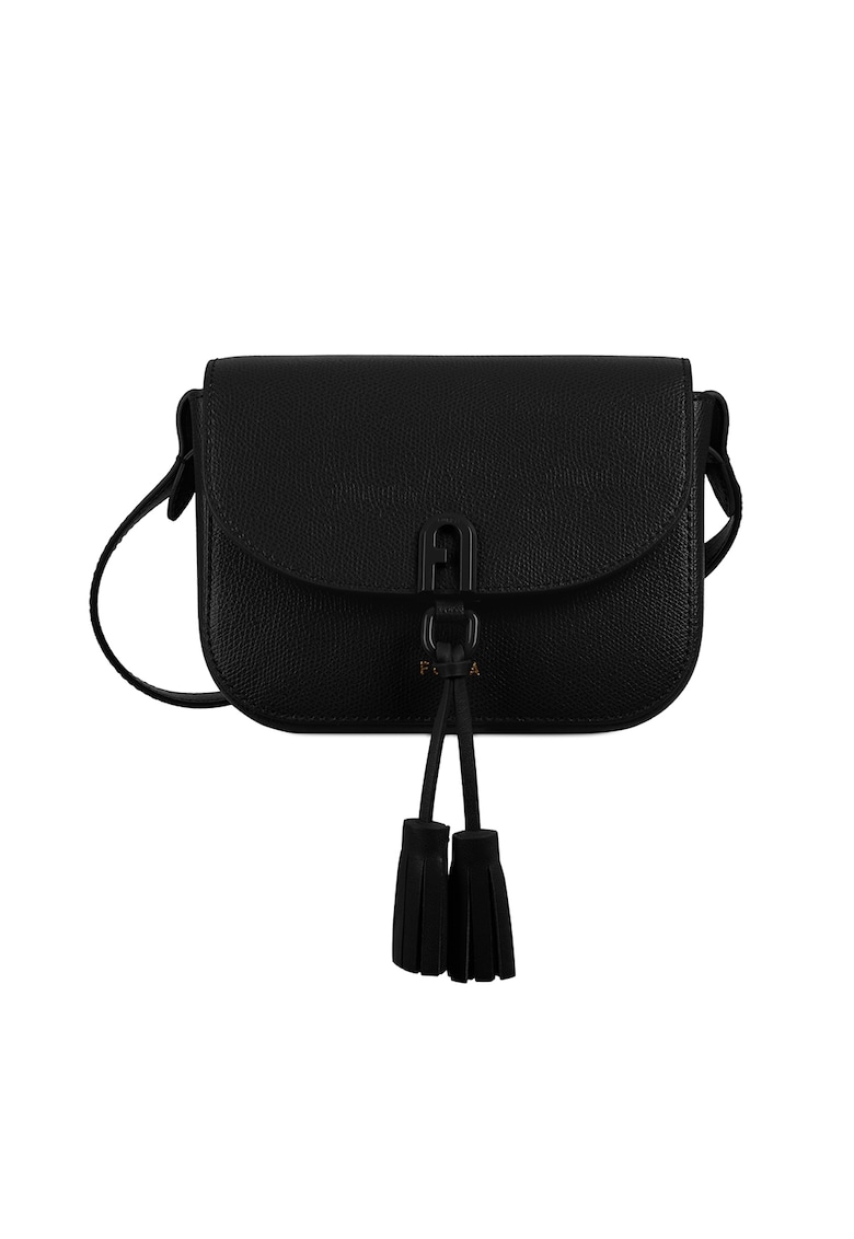 Geanta crossbody de piele cu accesoriu detasabil cu canaf Baeq