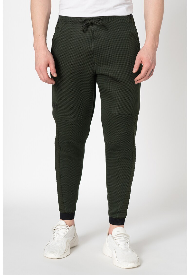 Pantaloni sport elastici cu snur - pentru fitness.